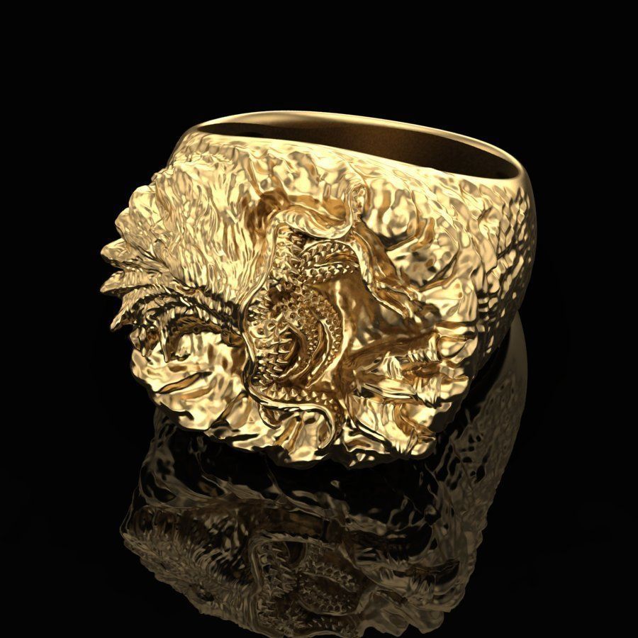 Monster Ring 3D print model_2