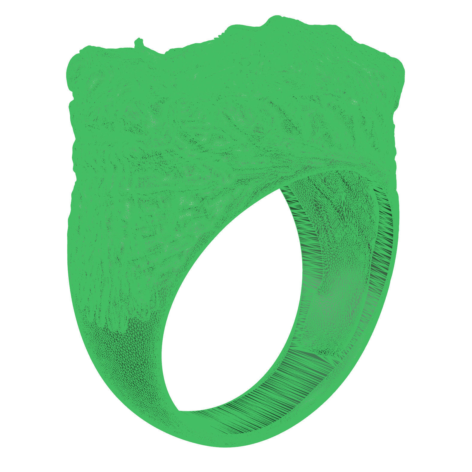 Monster Ring 3D print model_9