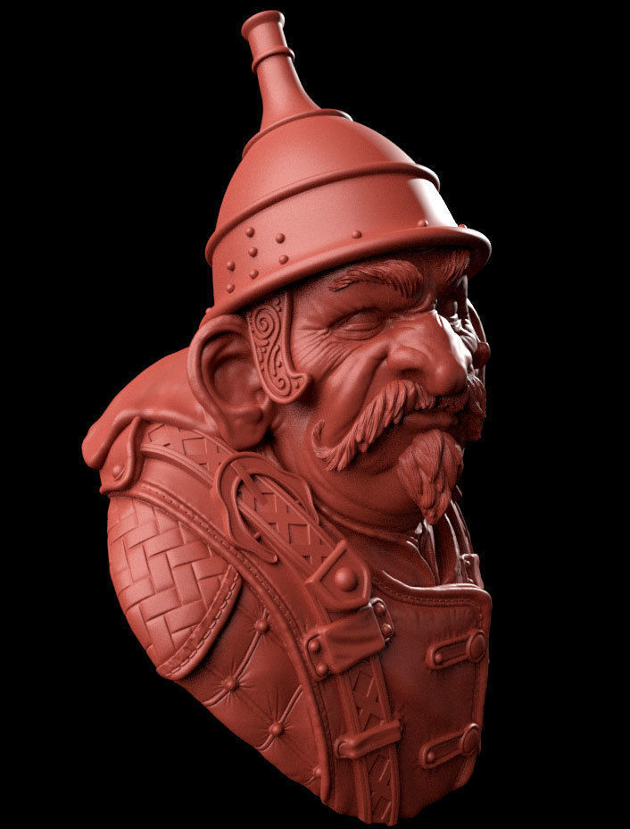 Gnome Bust Free 3D print model_4