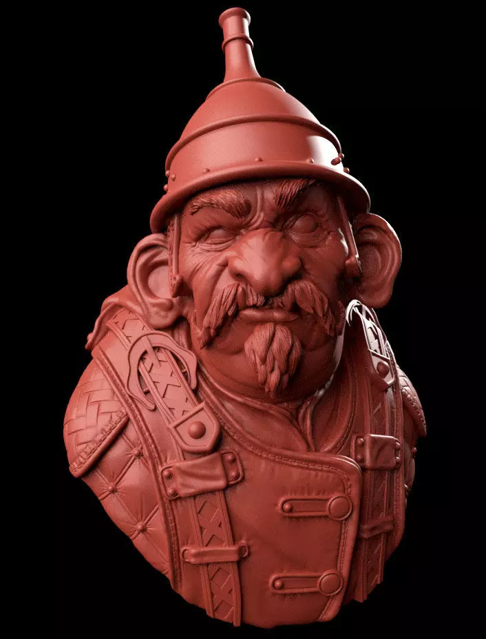 Gnome Bust Free 3D print model_0