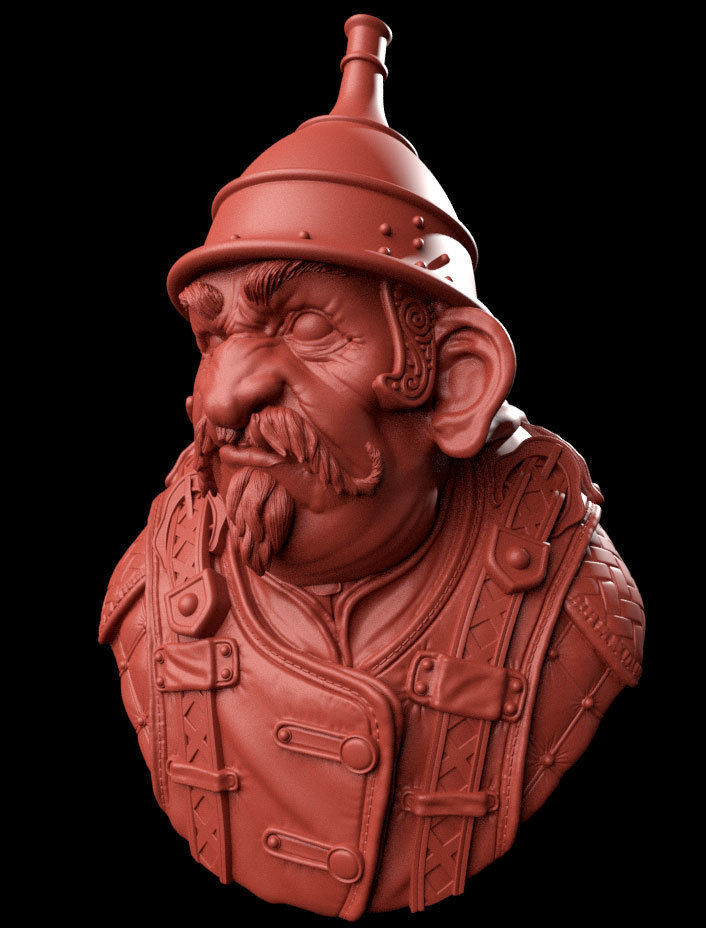 Gnome Bust Free 3D print model_2