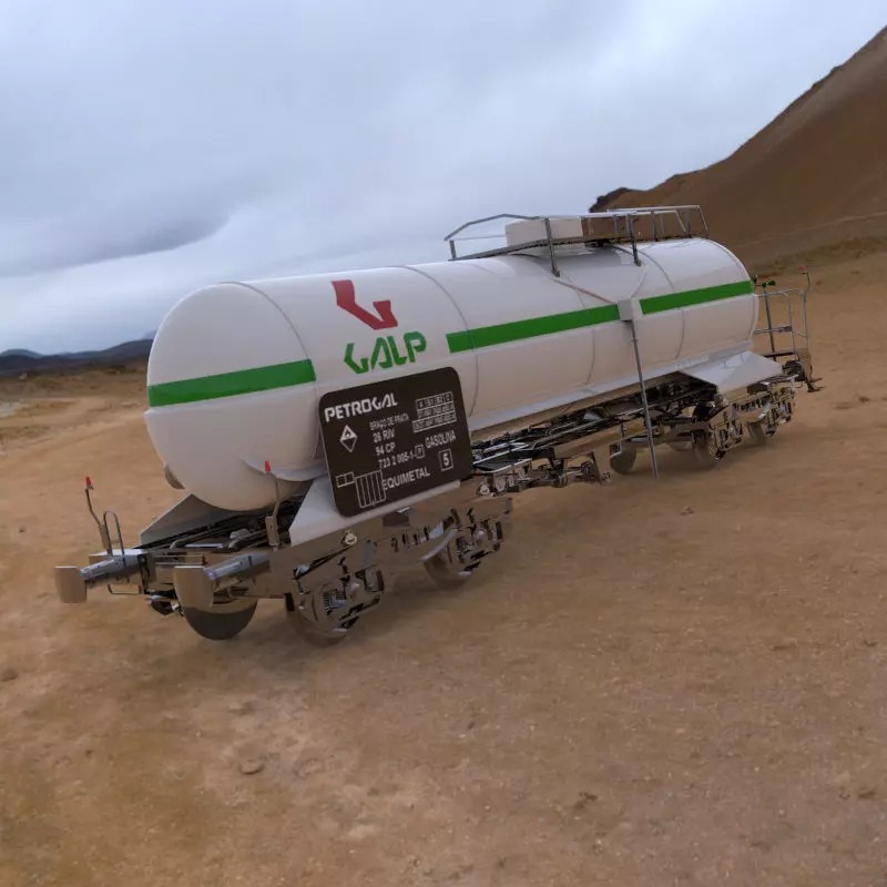 Tank Carriage Galp 3D model_0