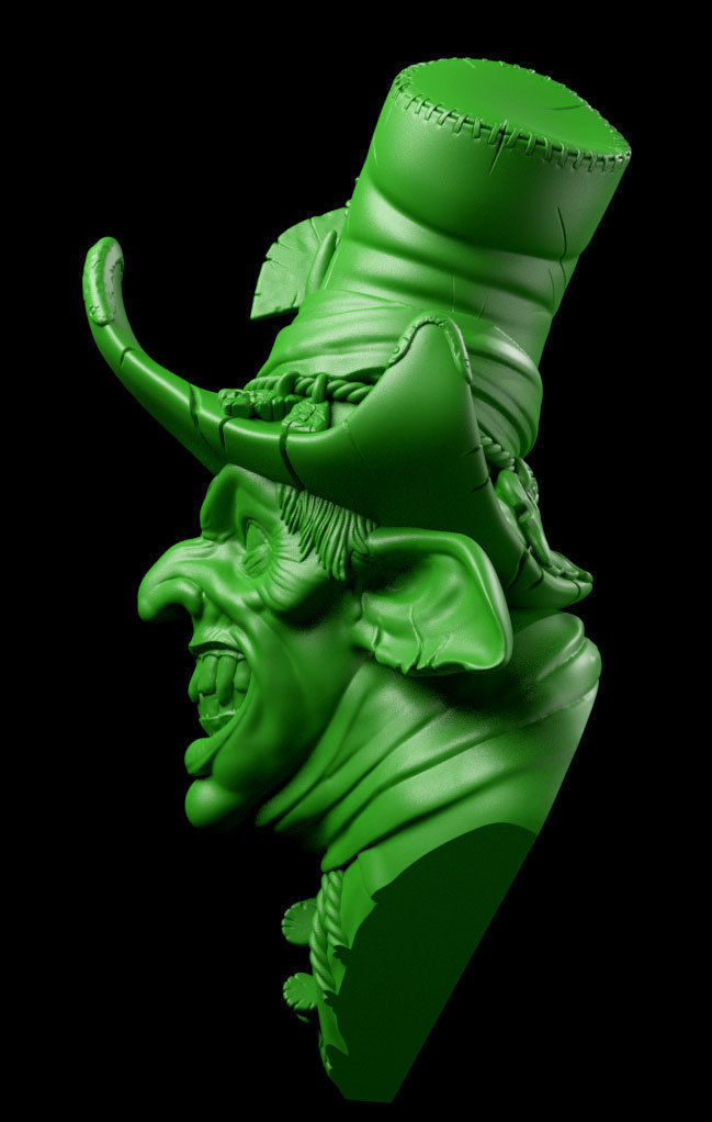 Goblin bust Free 3D print model_4