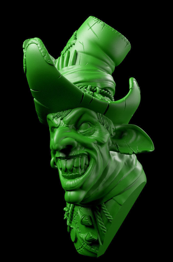 Goblin bust Free 3D print model_3