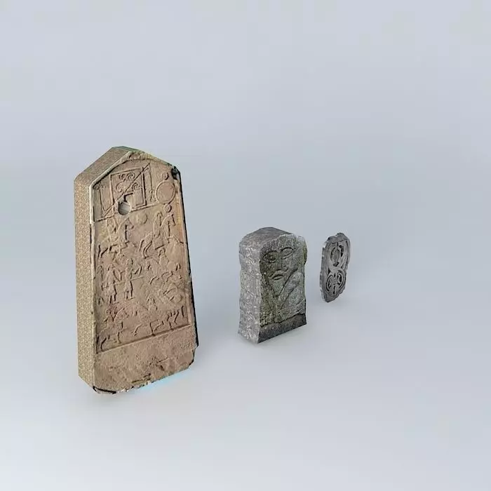 celtic runes Free 3D model