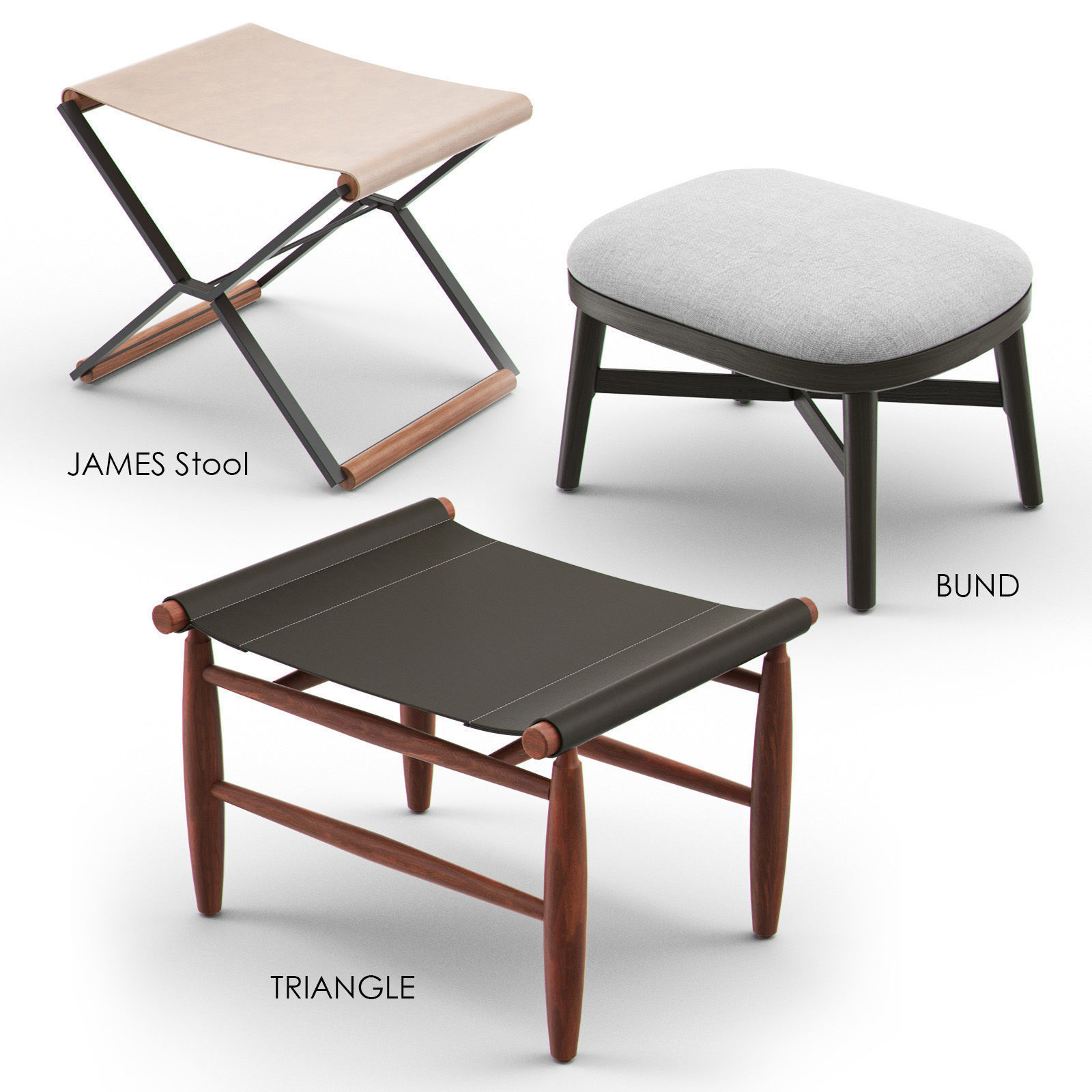 STELLAR WORKS - Ottoman 3D model_1