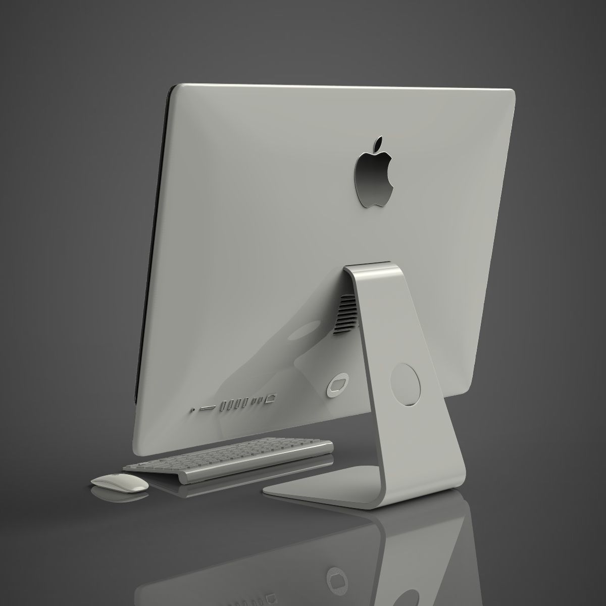 Apple iMac 3D model_2