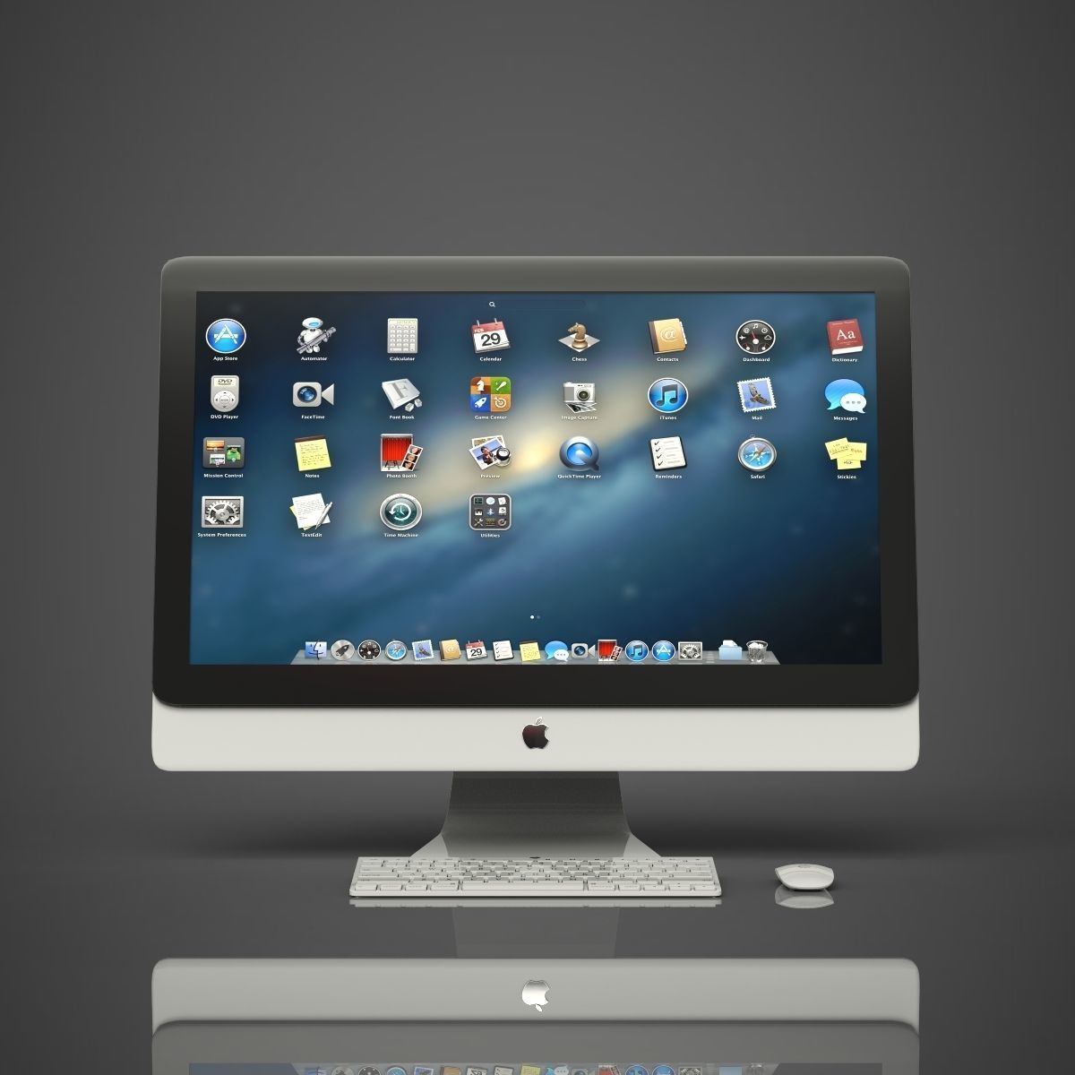 Apple iMac 3D model_5