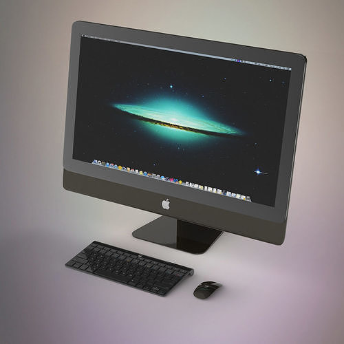 Apple imac pro 3D model