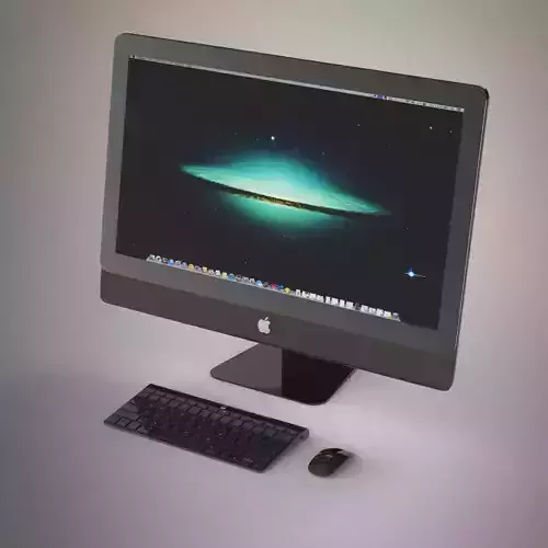 Apple imac pro 3D model