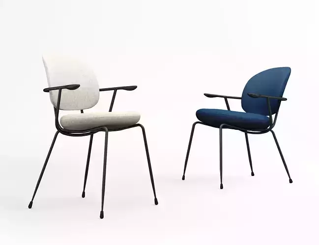 Stellar Works Industry dining and lounge chair 3D model