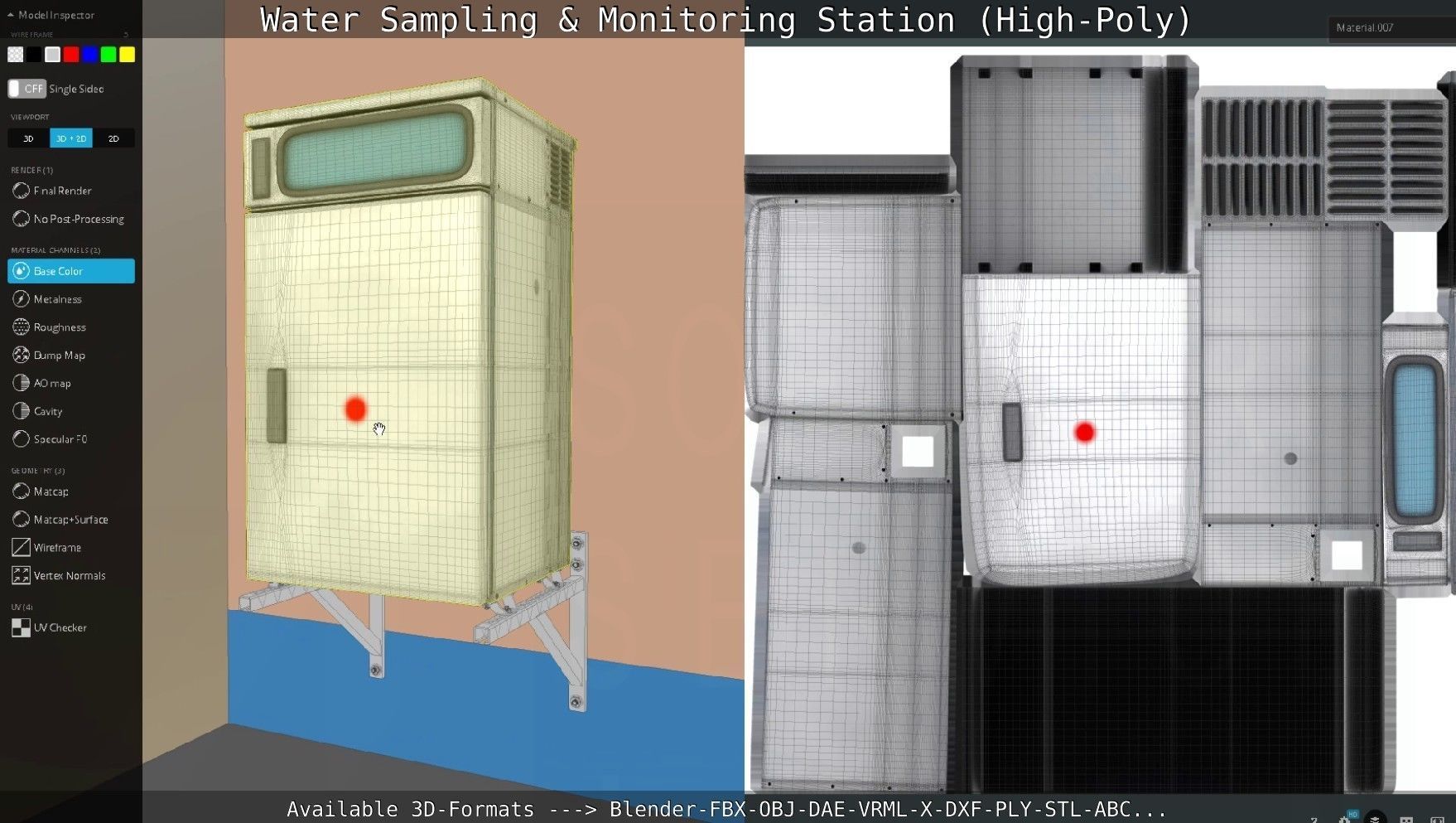 Water Sampling and Monitoring Station High-Poly Version 3D model_57