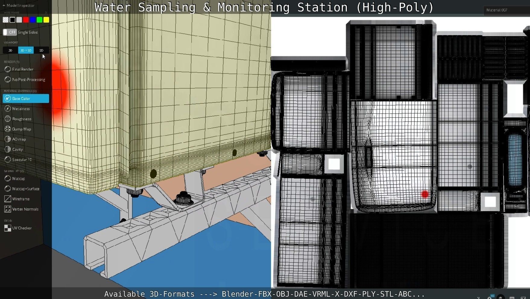 Water Sampling and Monitoring Station High-Poly Version 3D model_73
