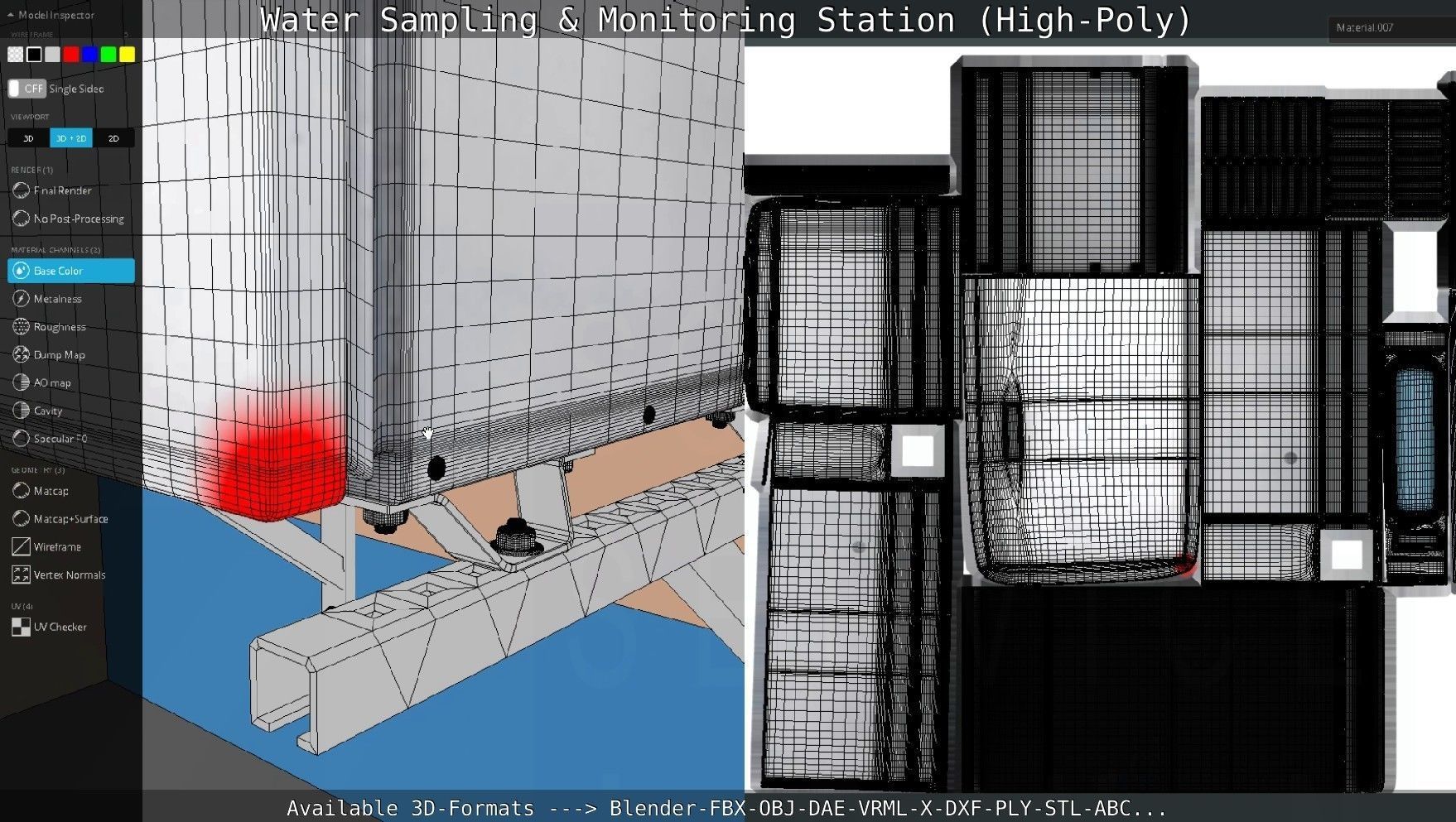 Water Sampling and Monitoring Station High-Poly Version 3D model_68