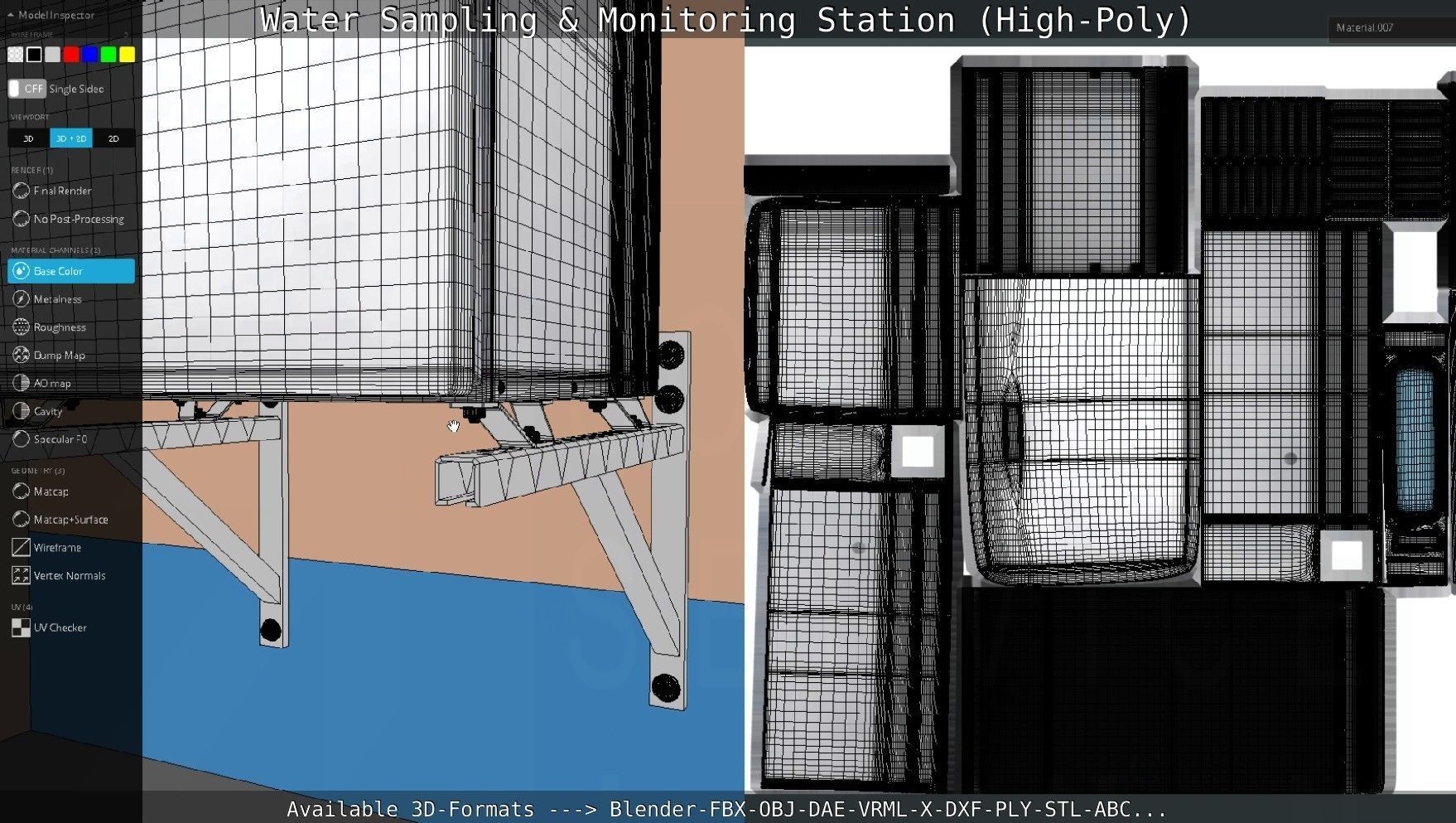 Water Sampling and Monitoring Station High-Poly Version 3D model_67