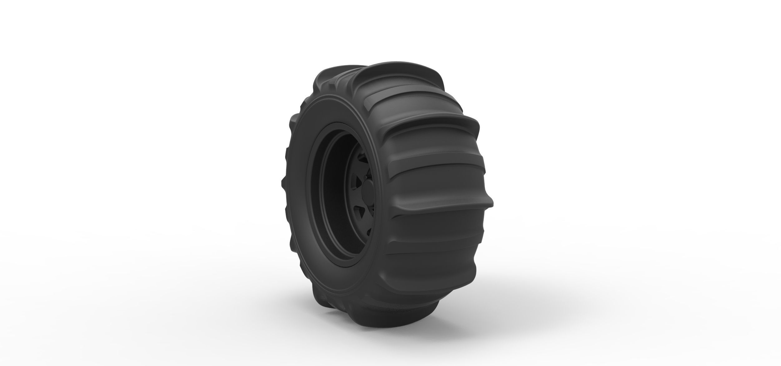Wheel for sand 3D print model_1