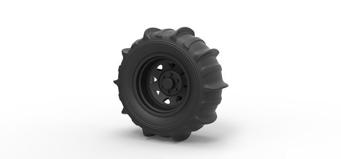 Wheel for sand 3D print model