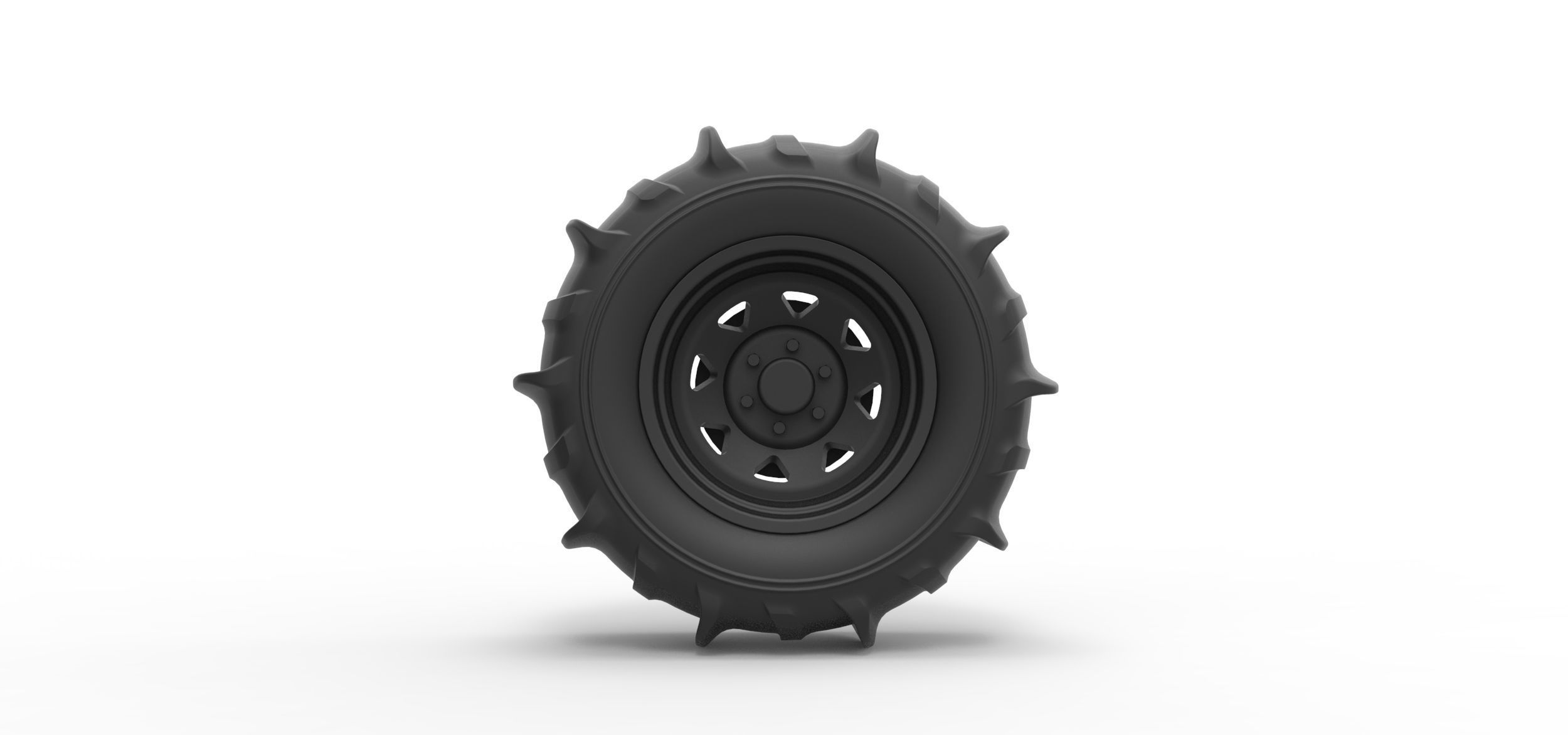 Wheel for sand 3D print model_4