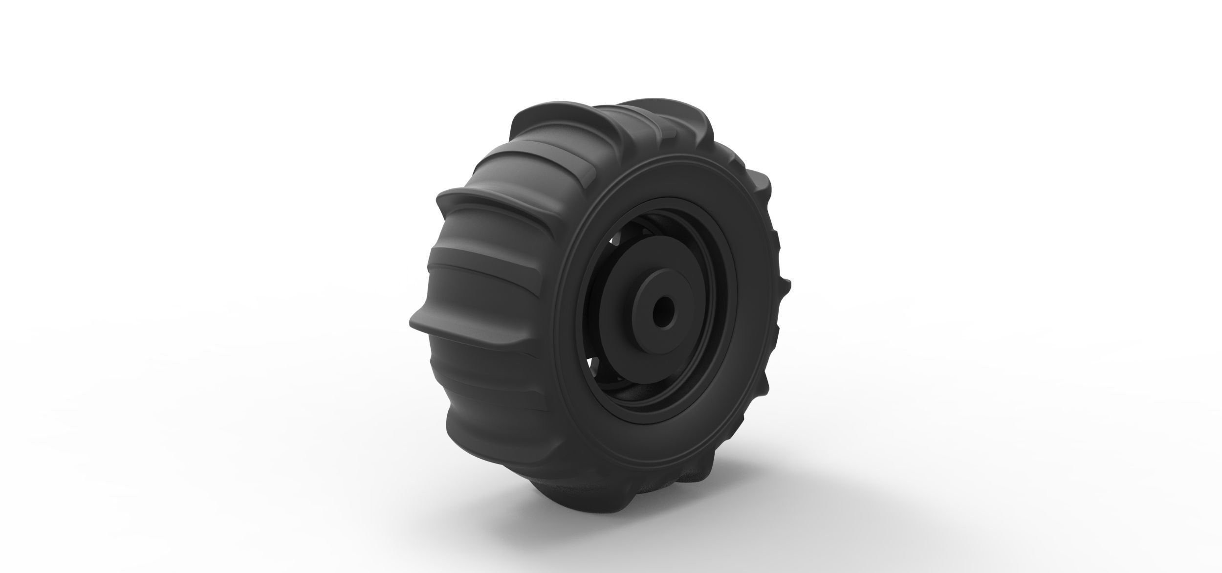 Wheel for sand 3D print model_3