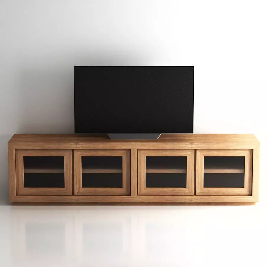 Restoration Hardware Media Console 3D model_0