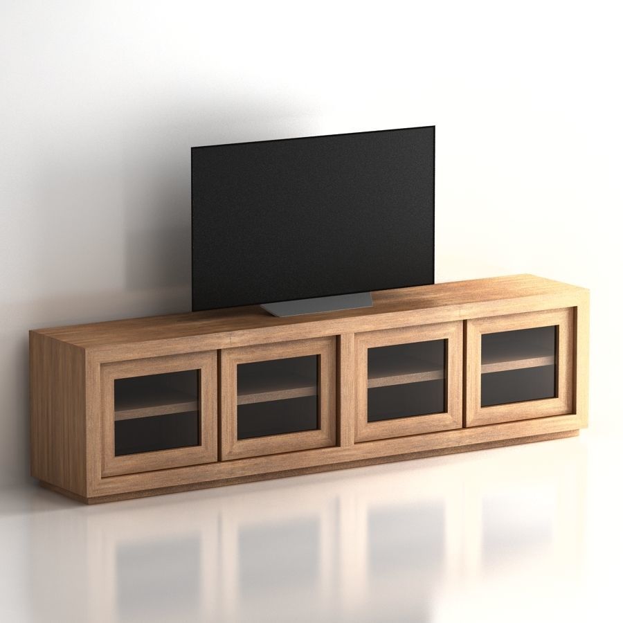 Restoration Hardware Media Console 3D model_1