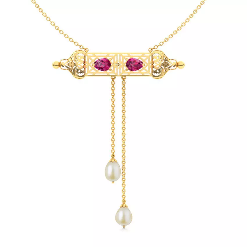 umar Ornate Bar Necklace 3D print model_0