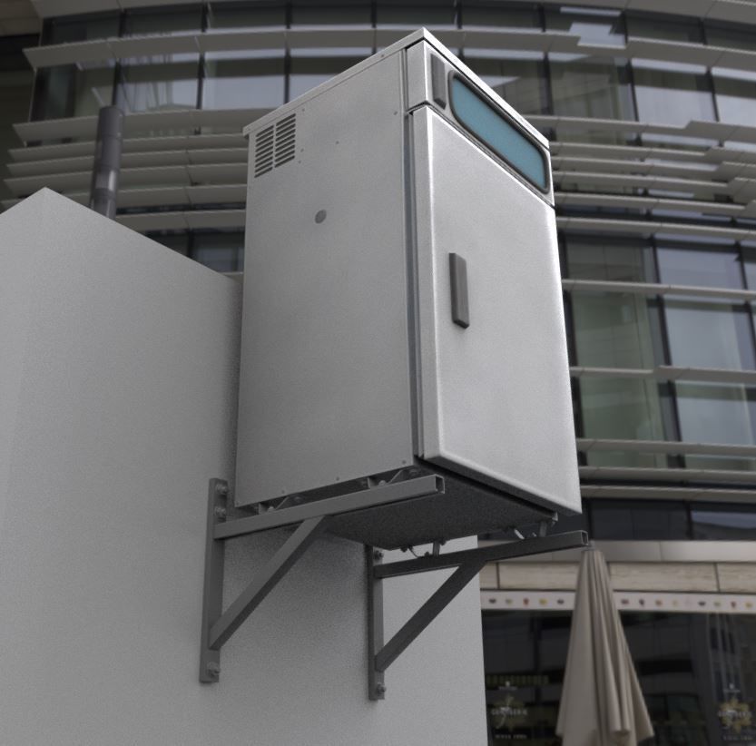 Water Sampling and Monitoring Station Low-Poly Low-poly 3D model_2