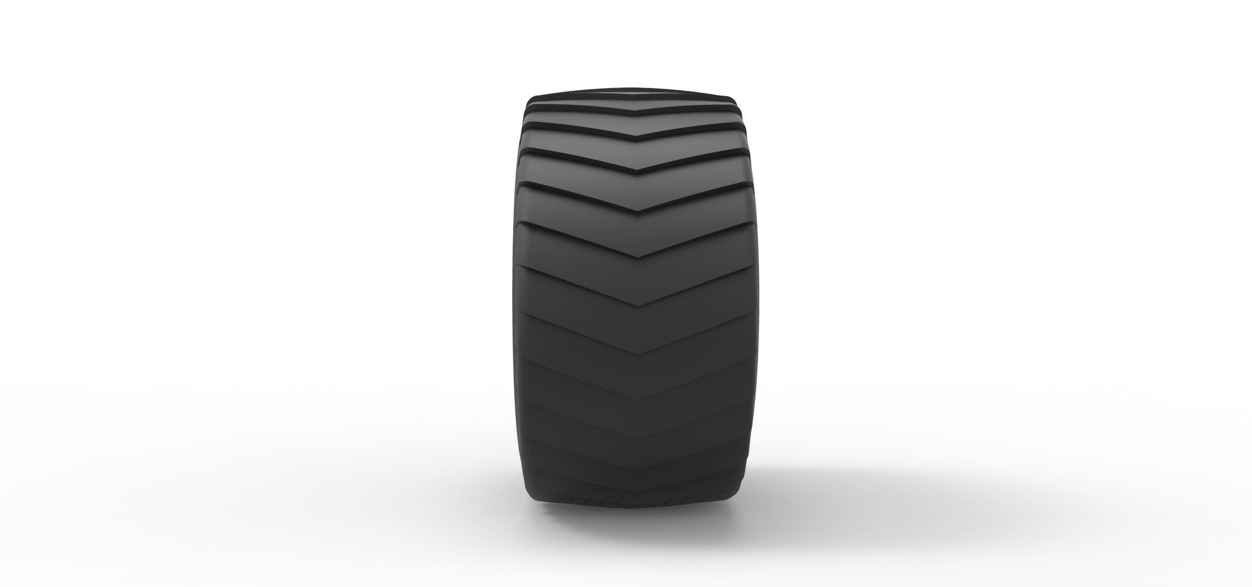 Wheel from Pulling truck 3D print model_2