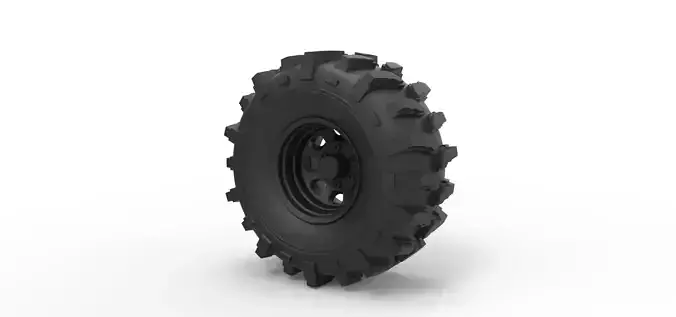 Offroad wheel 19 3D print model