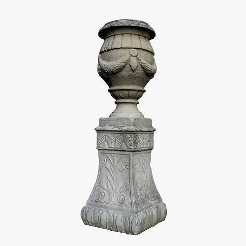 Medieval Vase Low-poly 3D model