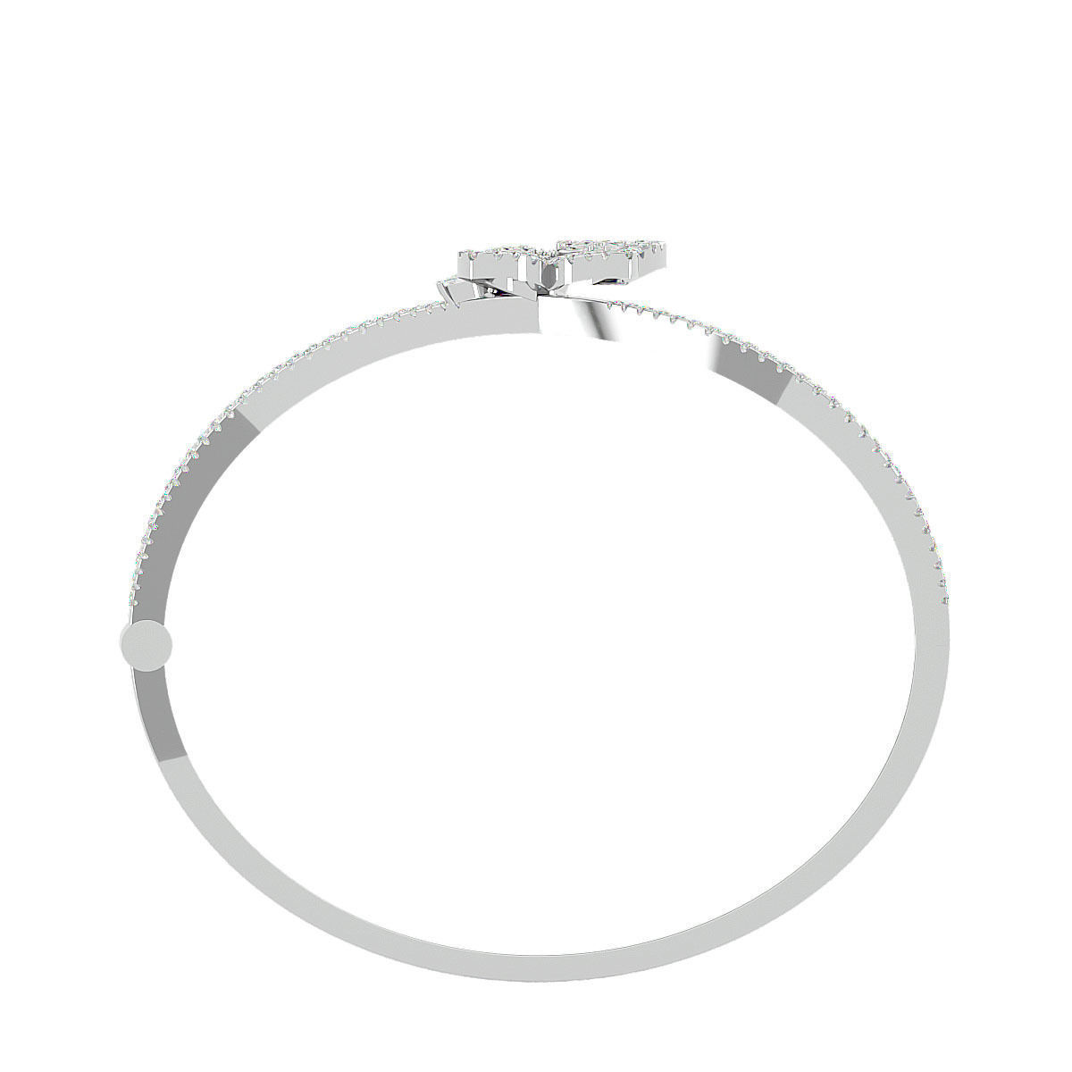 Flower Diamond bracelets 3dm stl render detail 3D print model 3D print model_7