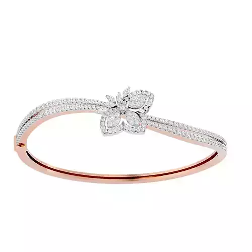 Flower Diamond bracelets 3dm stl render detail 3D print model 3D print model