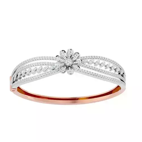 Flower Nature Women bracelets 3dm stl render detail 3D print model