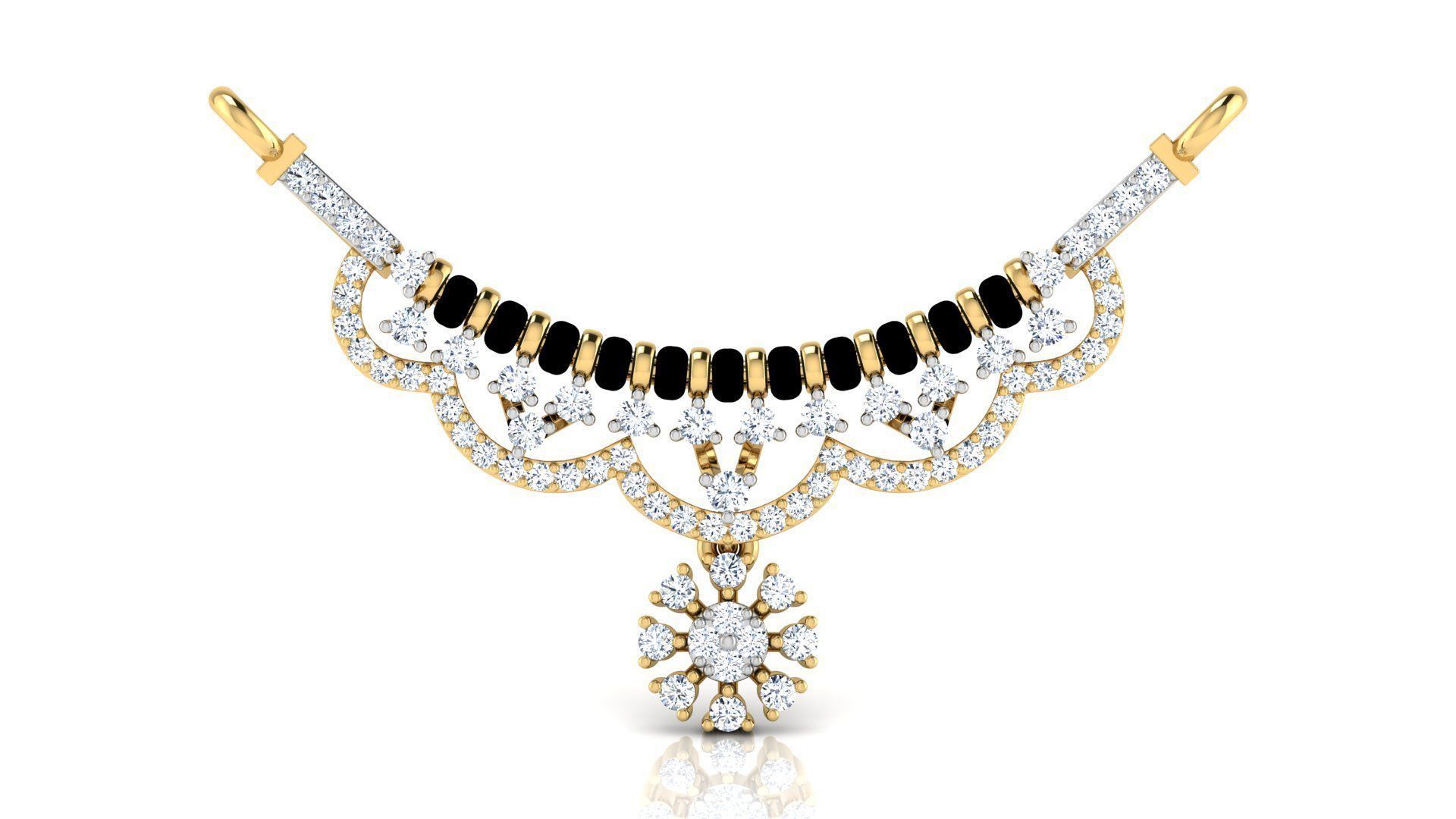 Kavitha Mangalsutra 3D print model_4