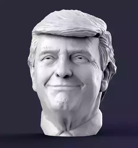 Donald Trump Half Bust 3D print model