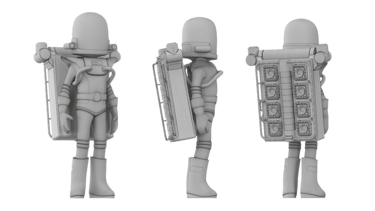 Astroneer game character 3D print model_3