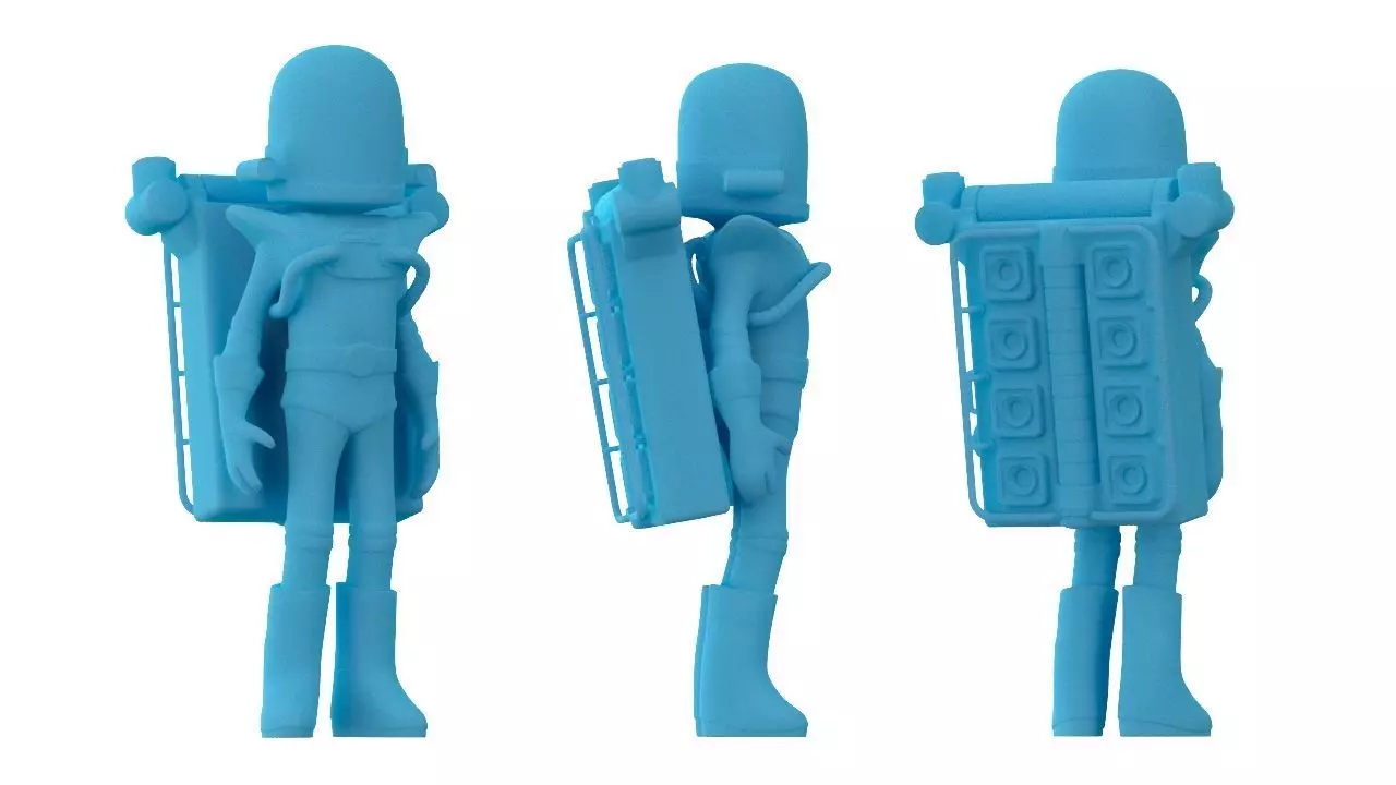 Astroneer game character 3D print model_0