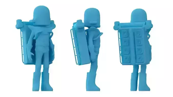 Astroneer game character 3D print model