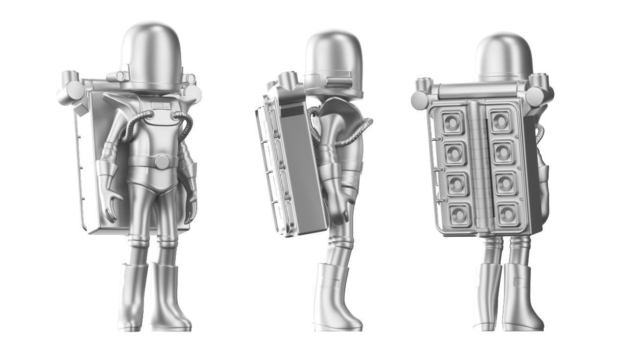 Astroneer game character 3D print model_2