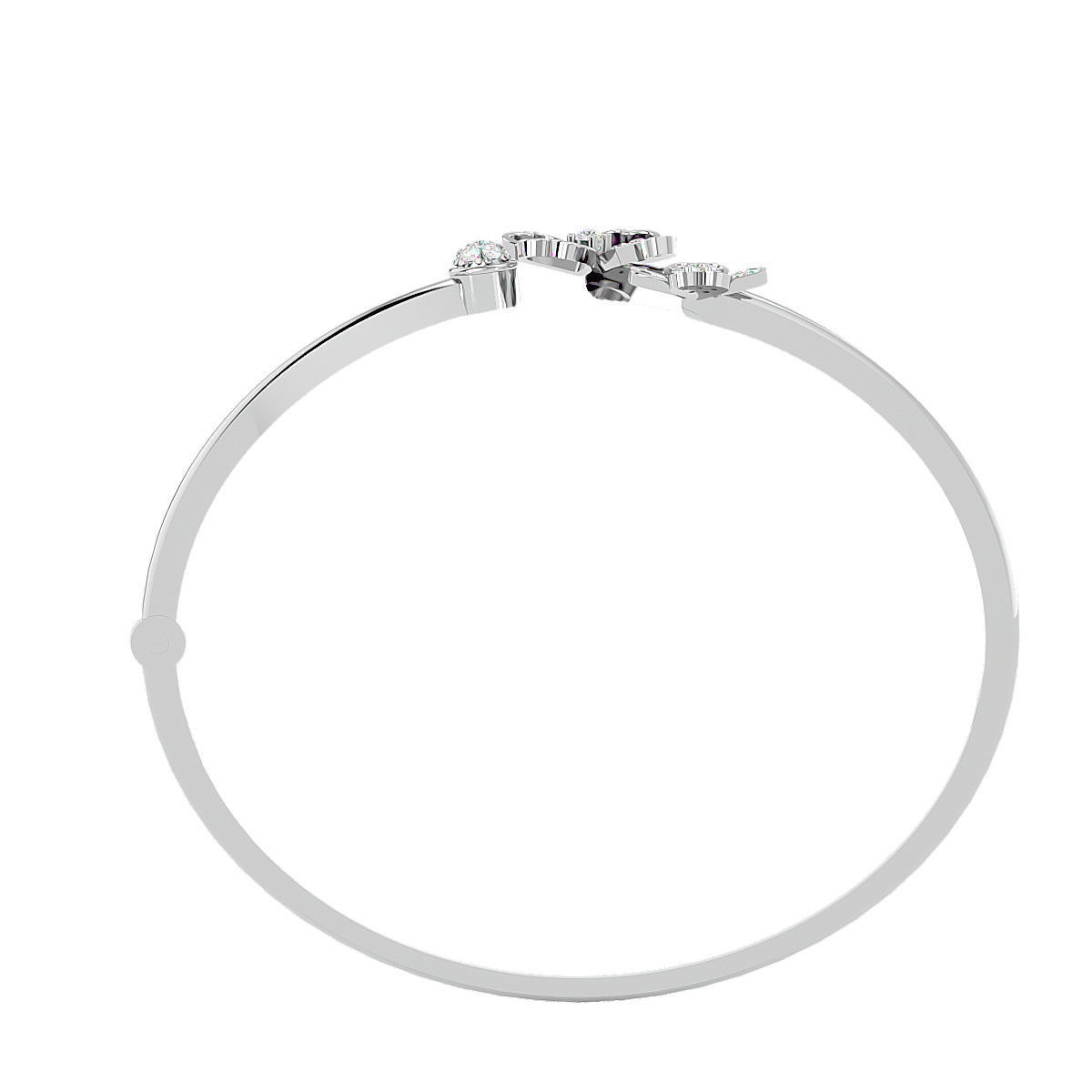 Blooming Flower Bracelet 3dm stl render detail 3D print model 3D print model_9