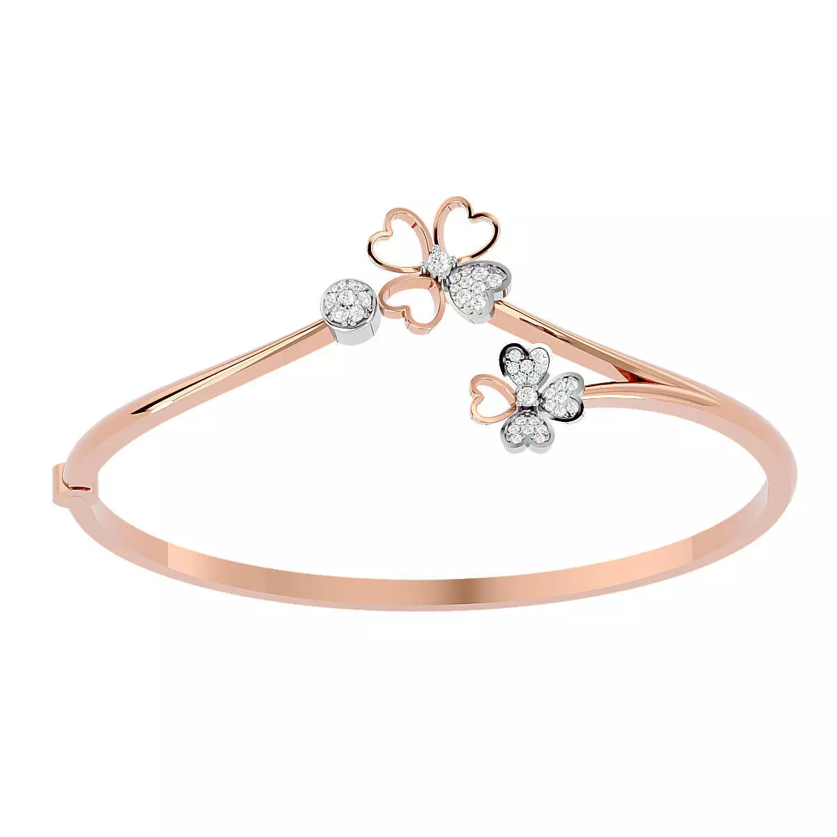 Blooming Flower Bracelet 3dm stl render detail 3D print model 3D print model_0