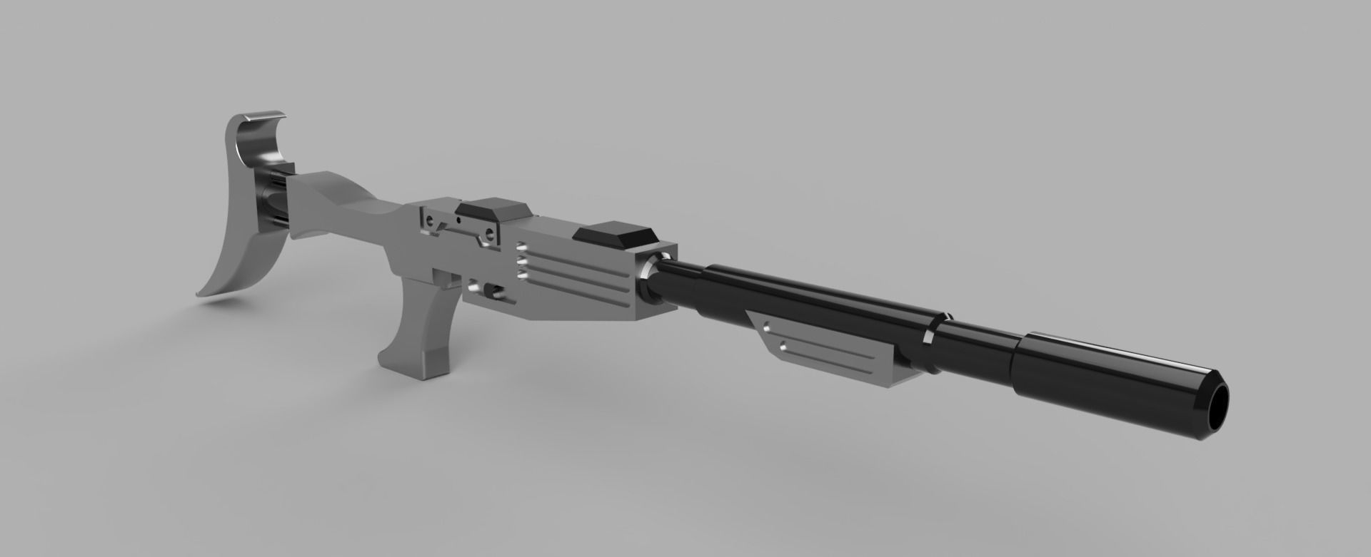 MK II Paladin Blaster Rifle STL File 3D print model