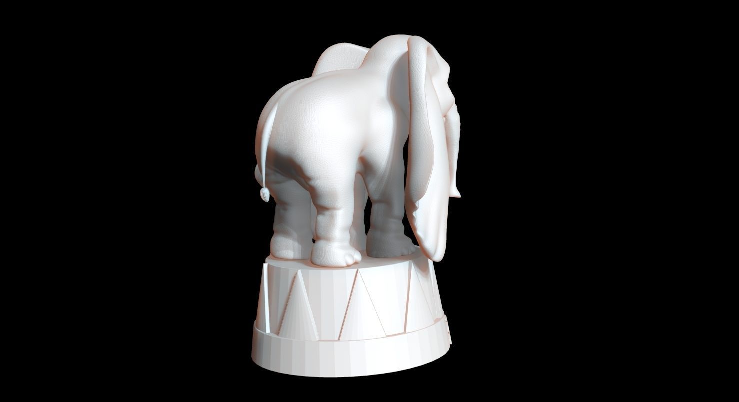 Fanart Baby Elephant - Dumbo 3D print model_5