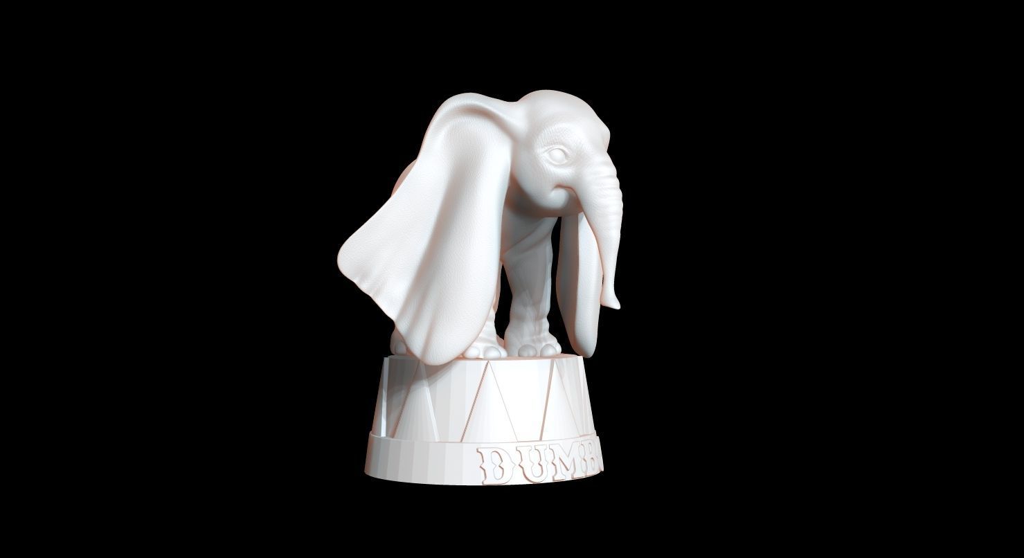 Fanart Baby Elephant - Dumbo 3D print model_4