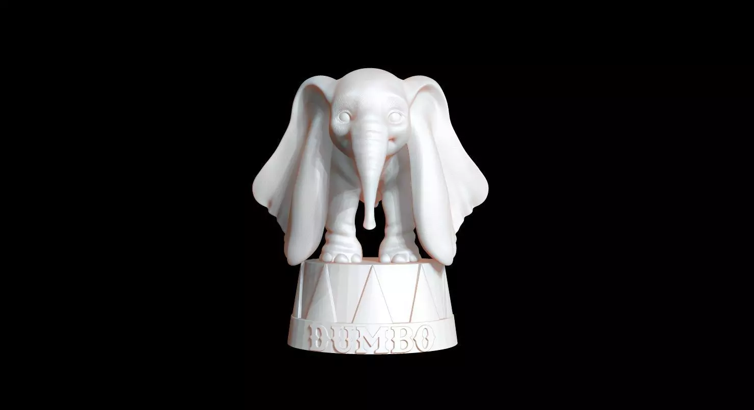 Fanart Baby Elephant - Dumbo 3D print model_0