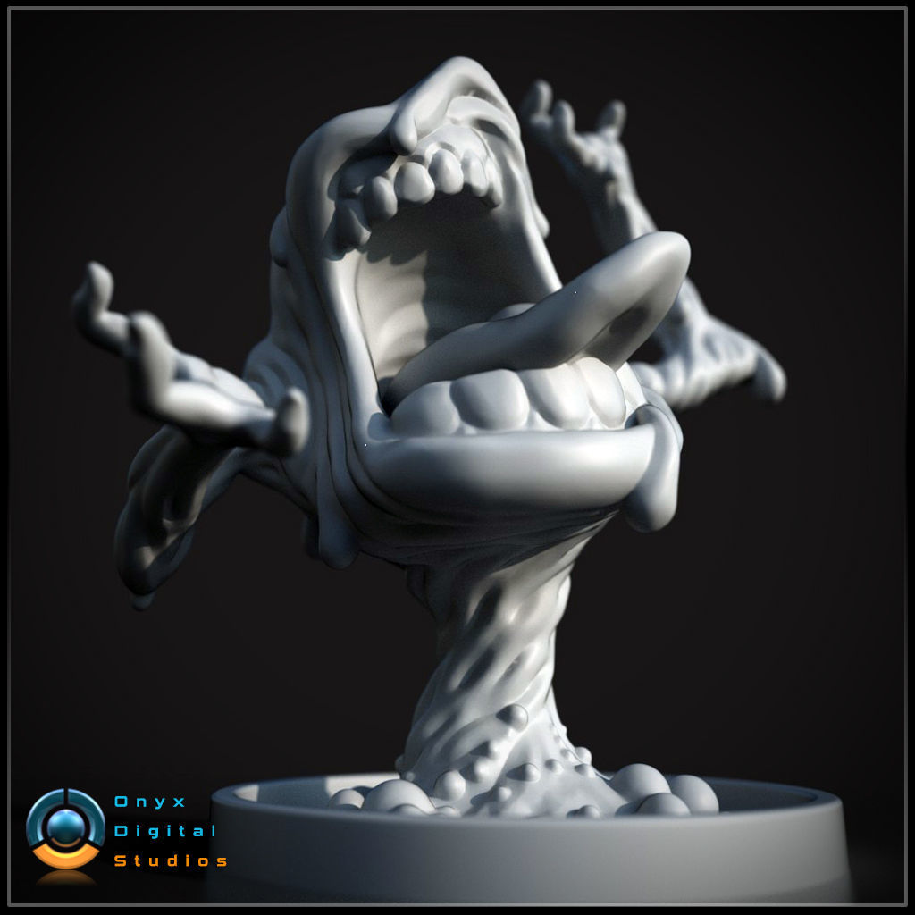 3D Printable Blood Sample creature 3D print model_3