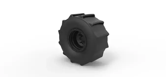 Wheel for mud drag racing