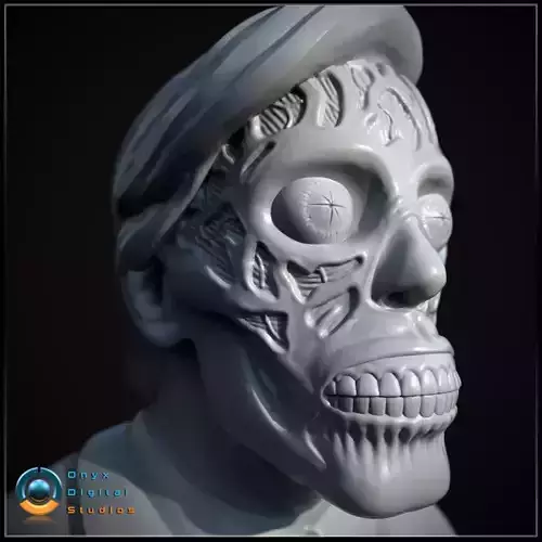They Live Bust Pose 01 - 3D print model
