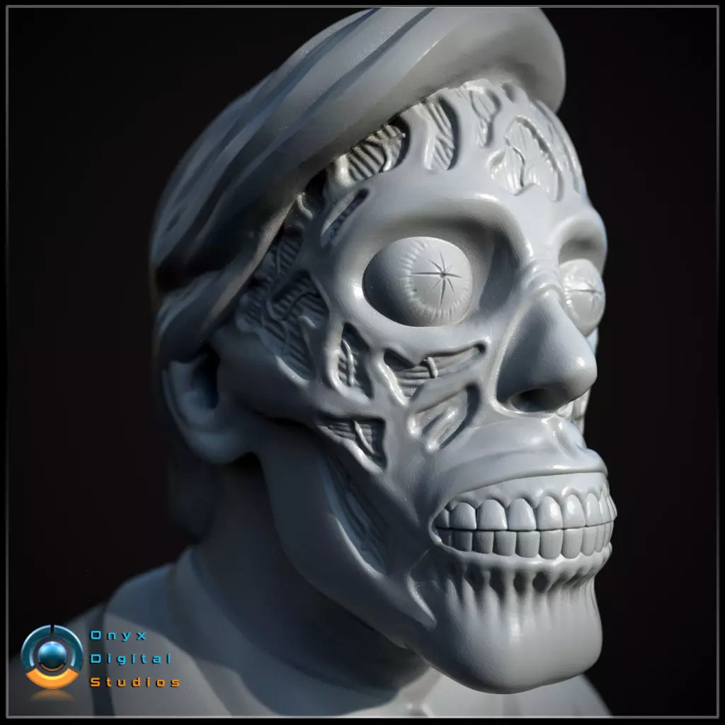 They Live Bust Pose 01 - 3D print model