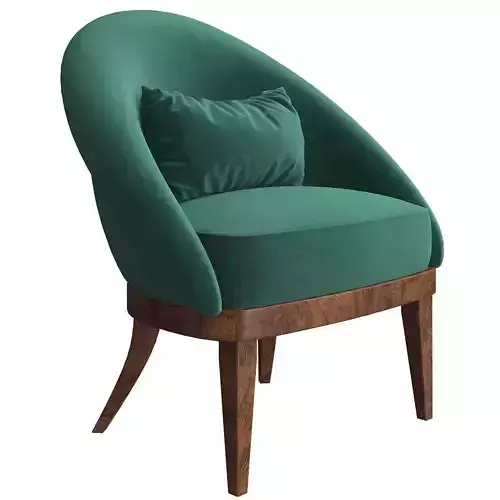 ottiu-kim-armchair 3d model emerald chair